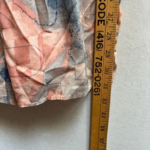 BCBGeneration one shoulder floral pastel romper size 4 - Picture 9 of 11